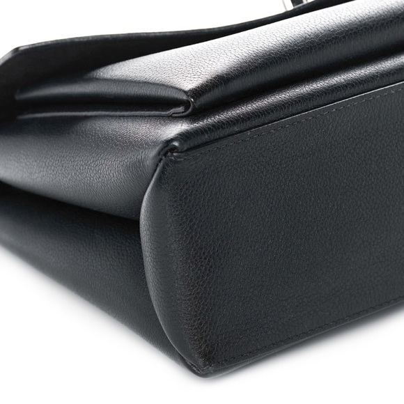 LOUIS VUITTON Soft Calfskin My Lockme Top Handle in Black - Picture 8 of 15